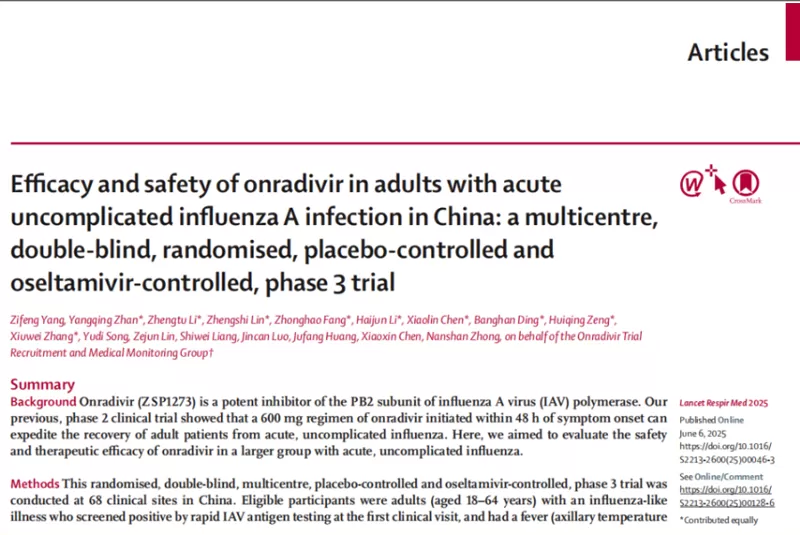 Lancet-Validated Milestone GCP ClinPlus’ Biostatistics Team Elevates China's Influenza Drug Research onto the World Stage